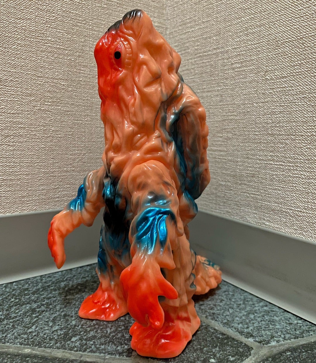 ヘドラ クリア/オレンジ蓄光(復刻版) 「ゴジラ対ヘドラ」 ブルマァクの ヘドラ クリア/オレンジ蓄光(復刻版) 「ゴジラ対ヘドラ」 ブルマァクの