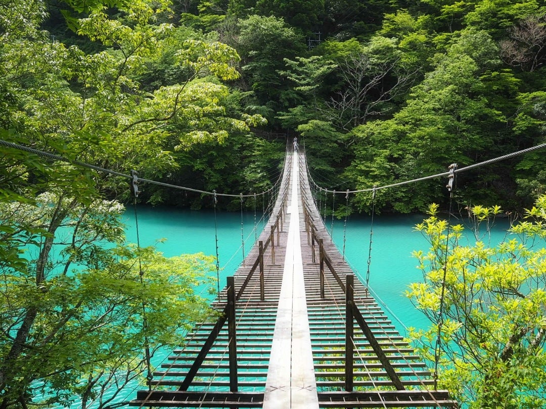 静岡 現場逃避の旅 寸又峡 湖上をふわり夢のつり橋 いい旅 姫気分