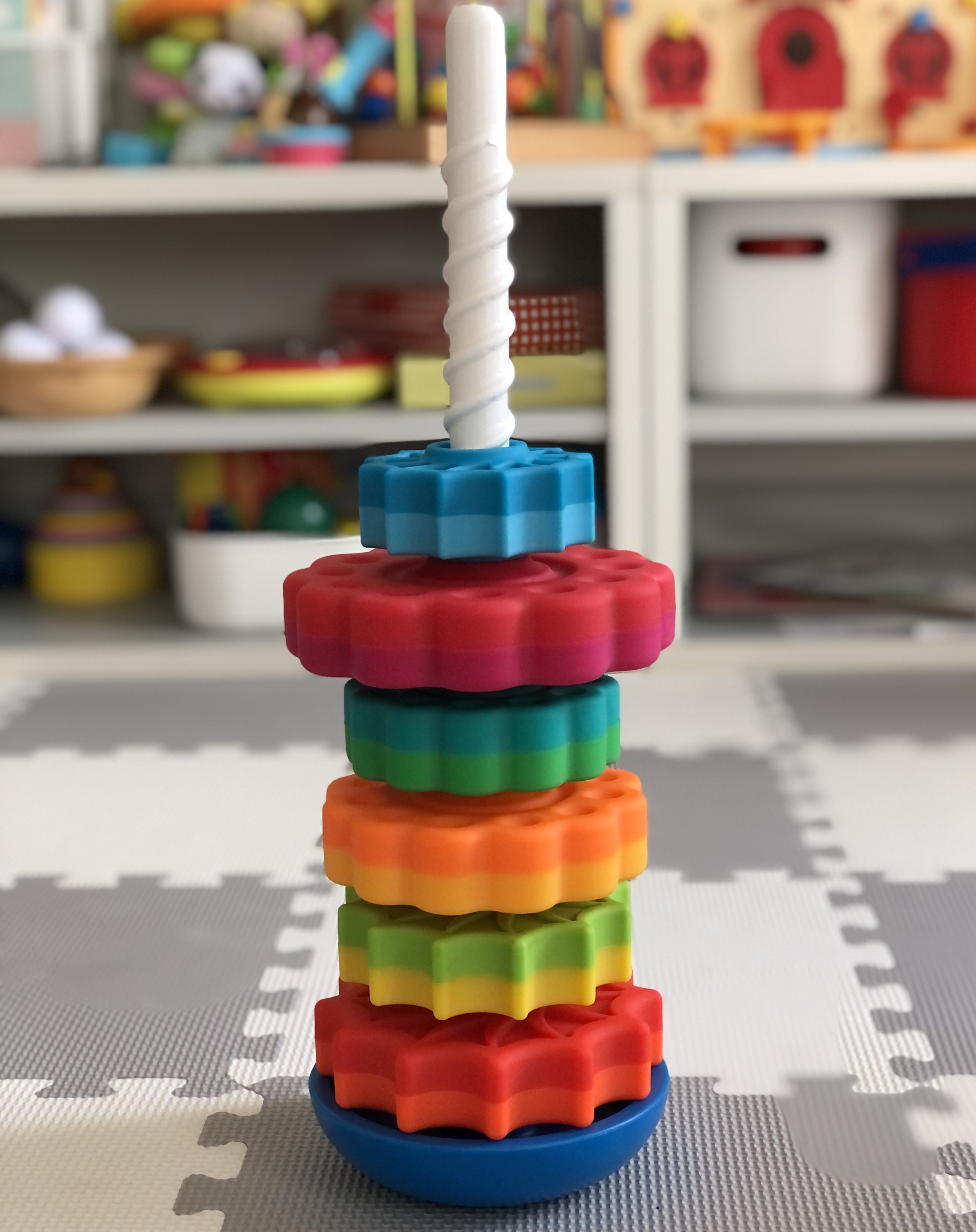 ファットブレイン(Fat Brain Toys) 遅し スピンアゲイン 知育