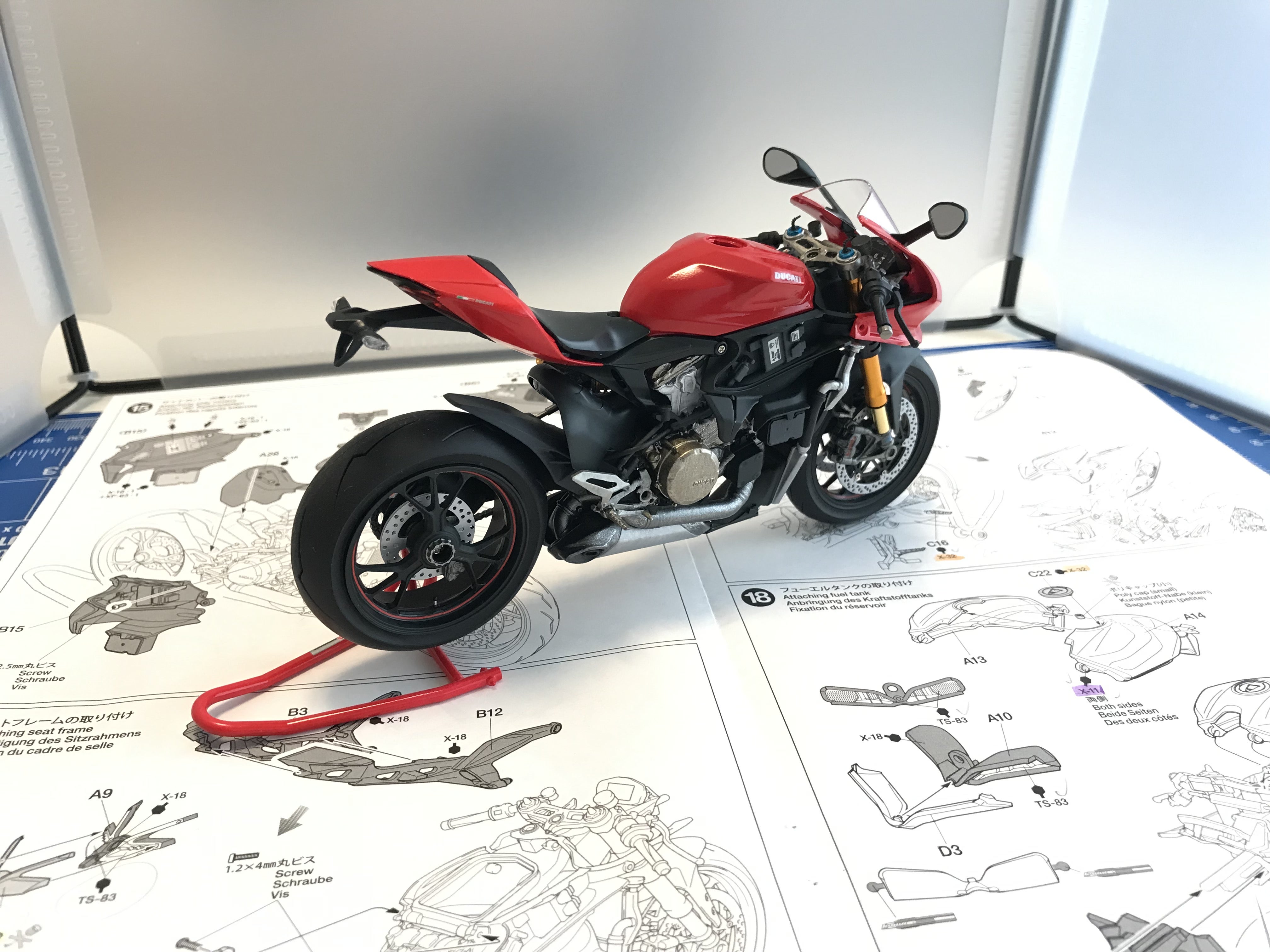 ドゥカティ 1199 パニガーレS （タミヤ 1/12） | プラモデルとジオラマ