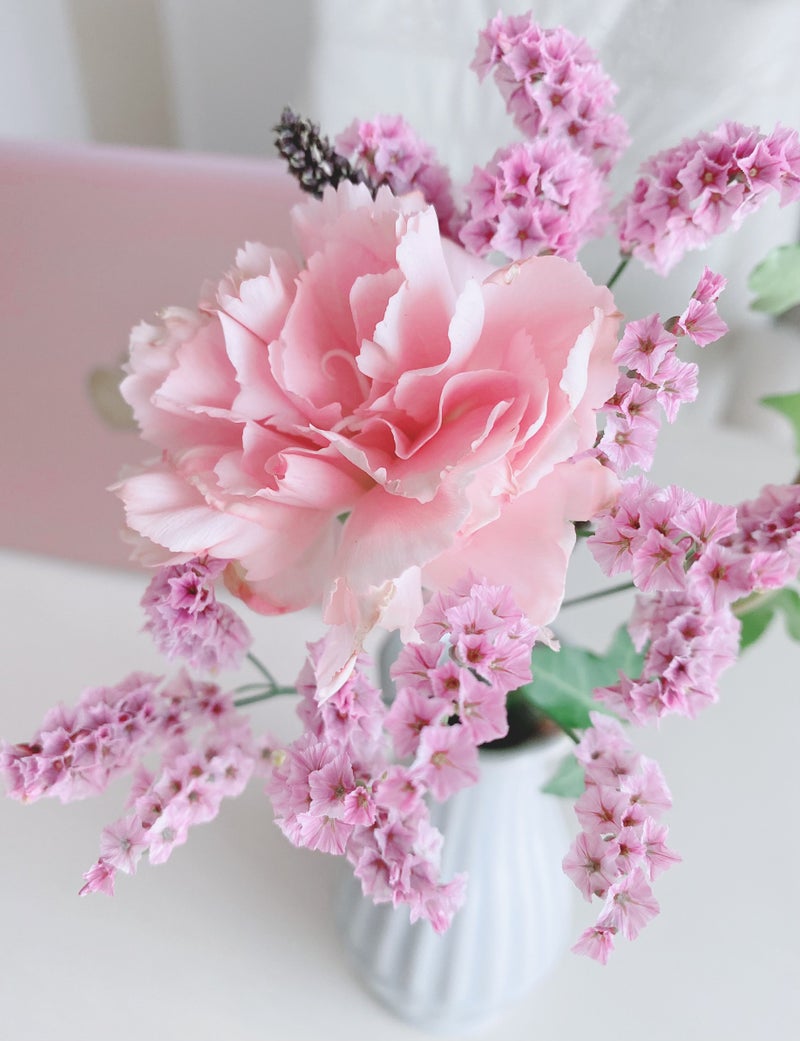 可愛いお花のある生活 今週のお花は優しいピンク 美人になれる たくさんの魔法