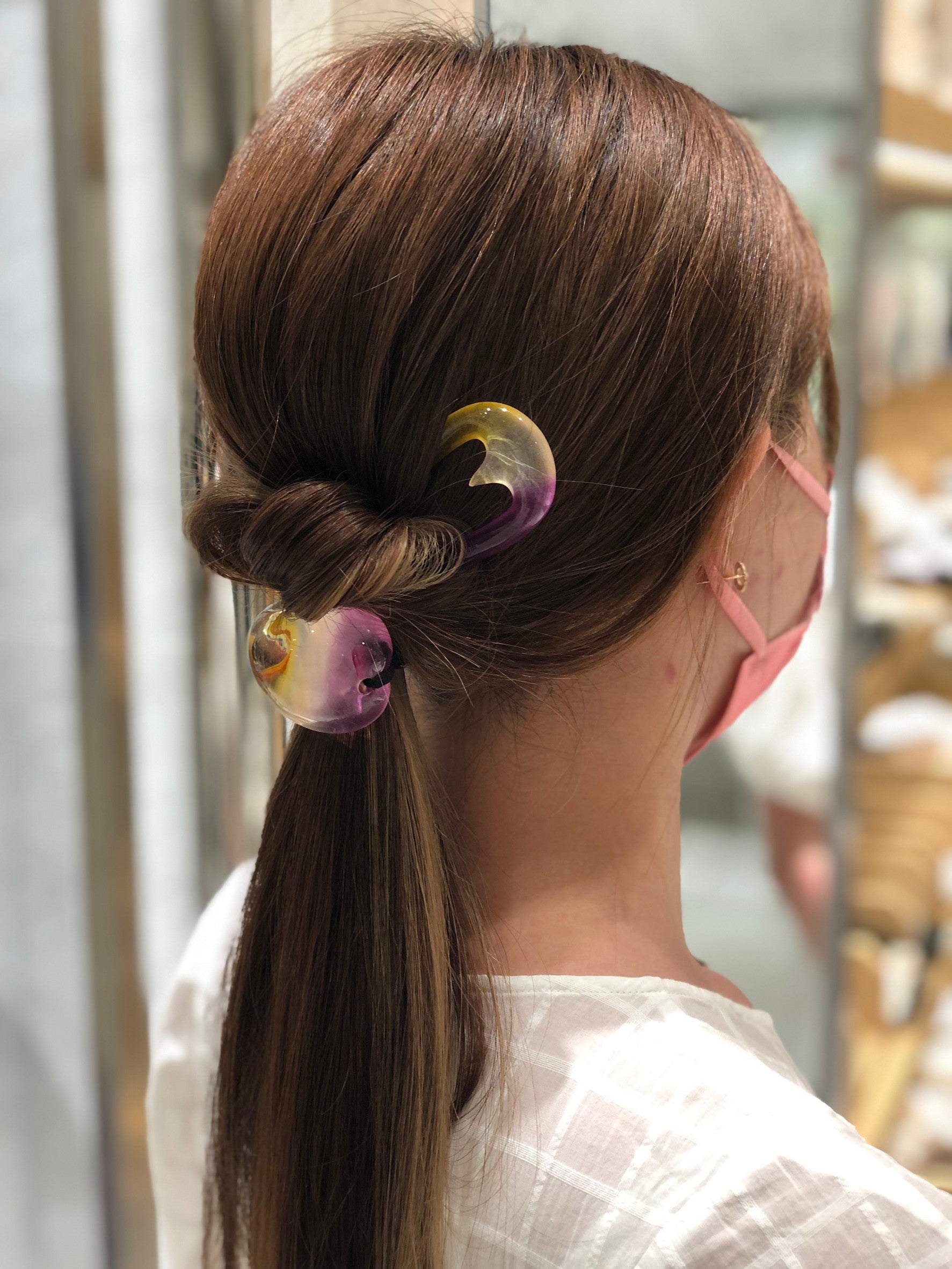 コレットマルーフ ジュエルドキャストメタルUヘアピン、ポニーセット コレットマルーフ ジュエルドキャストメタルUヘアピン、ポニーセット