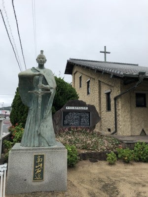 高山右近（カトリック小豆島教会） | 武将銅像天国