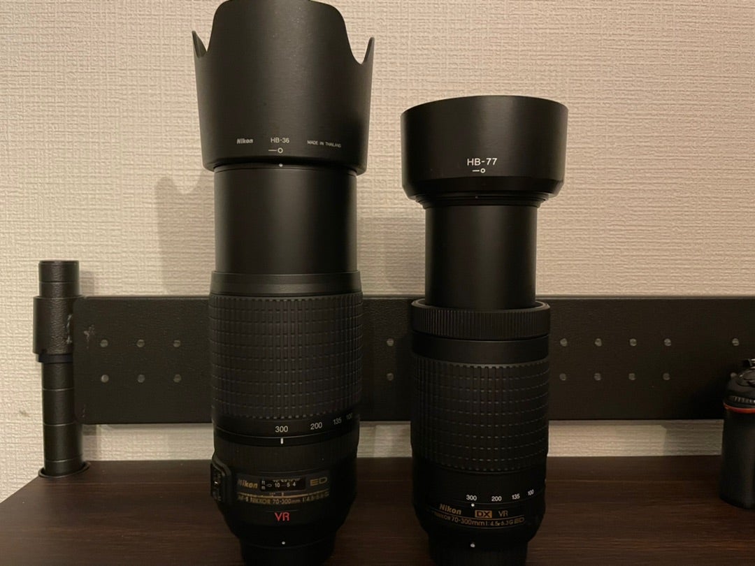 Nikon AF-S NIKKOR 70-300mm f4.5-5.6G IF ED VR | ほぼジャンクな機材