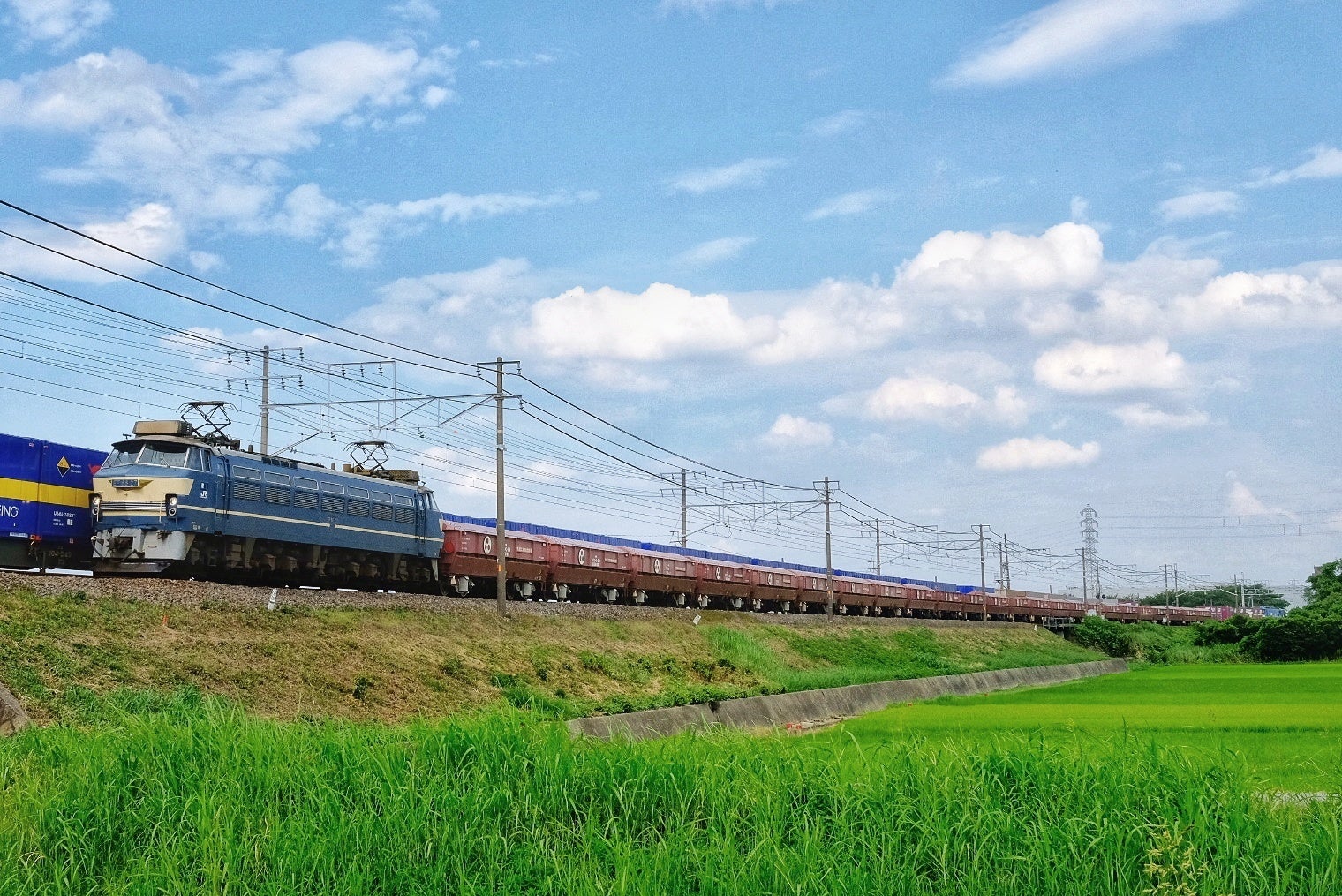 21年7月29日撮影 (EF66-27 + 赤ホキ、譲渡されたDE10-1251 21年7月29日撮影 (EF66-27 + 赤ホキ、譲渡されたDE10-1251