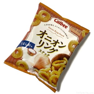 カルビーのオニオンリングスナックが美味しいの画像