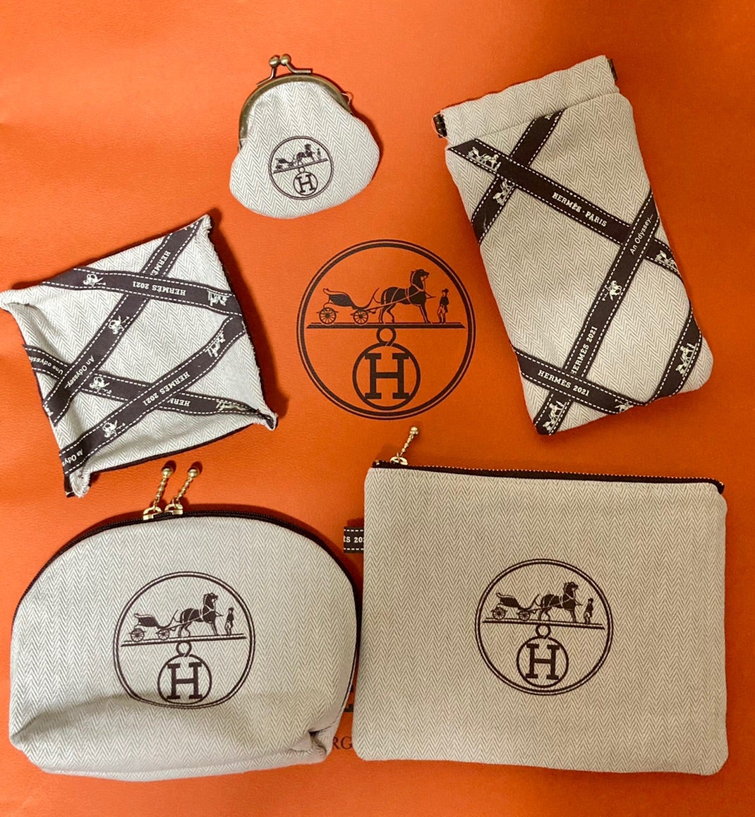 エルメス HELMES 保存袋 巾着 エルメス HELMES 保存袋 巾着