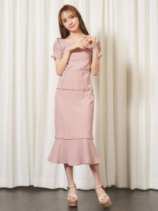 MIIA♡ギンガムメロースカート | ROYALPARTY_FLAT