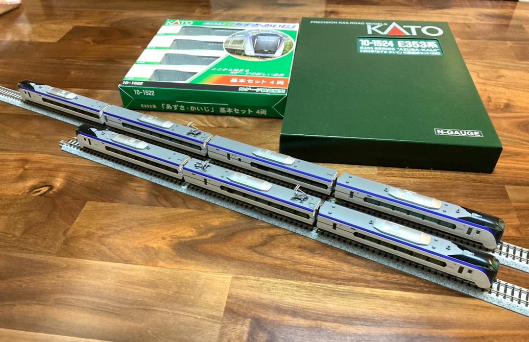 鉄道模型】KATO E353系付属編成の動力化とクモハ352のライト点灯化