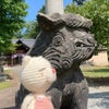狛犬探訪〜市来知神社とアオバズクの画像