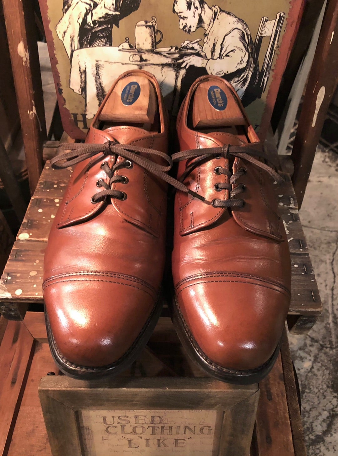 8/22(Allen Edmonds Whole-Cut Shoes #Bk) -Like- | USED CLOTHING 
