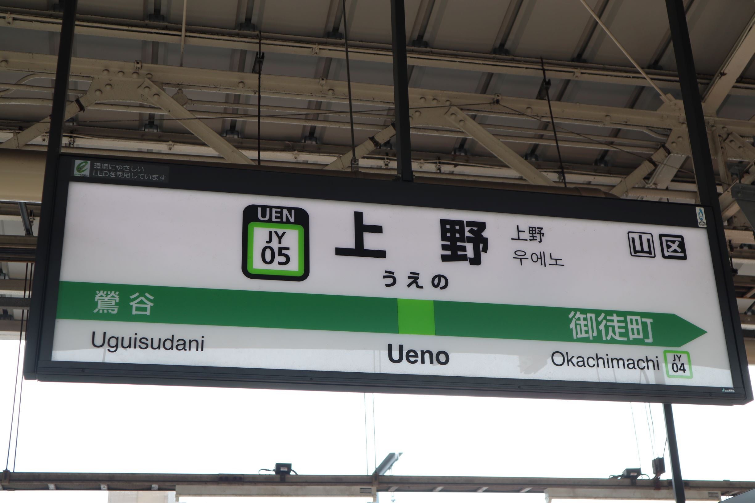上野駅の駅名標がたくさんあって面白い | にちかのブログ