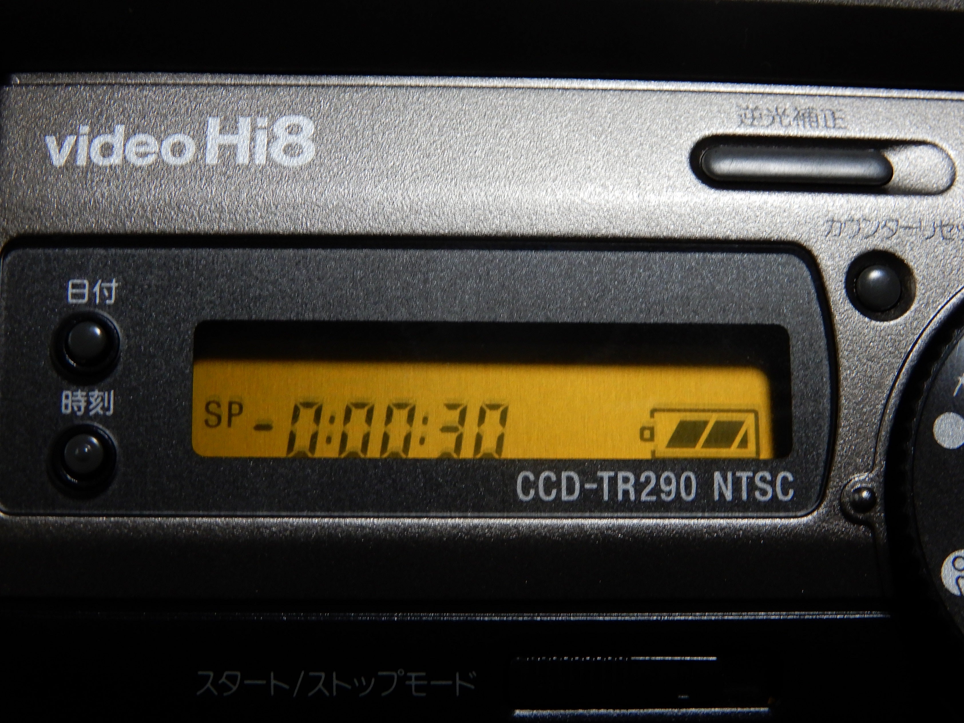 1999年製のCCD-TR290PK 8㎜ビデオカメラで撮影してみた 1999年製のCCD-TR290PK 8㎜ビデオカメラで撮影してみた