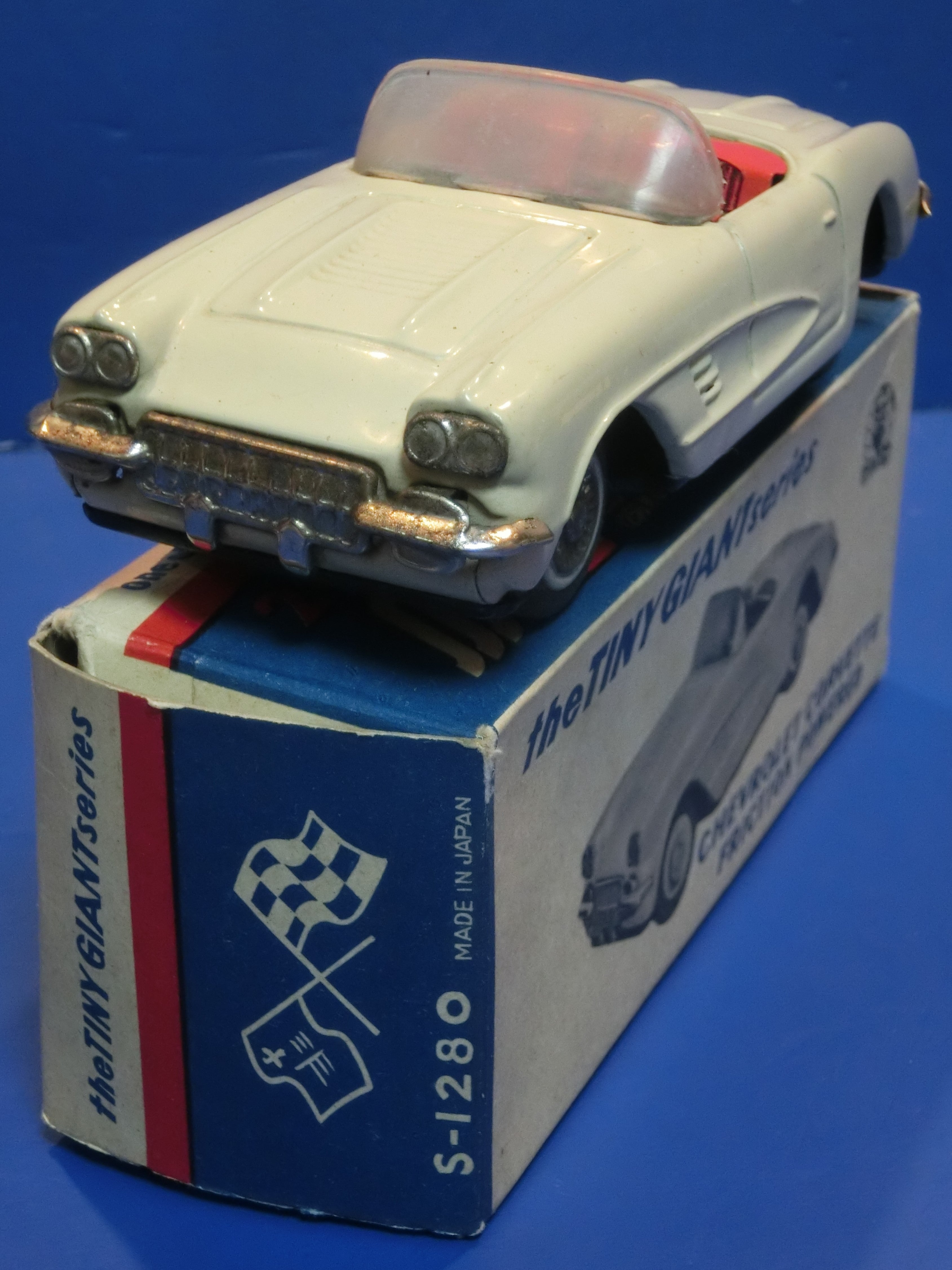 ☆1958年米澤玩具シボレーコルベットC1 大小2種他 ～ ブリキ自動車 