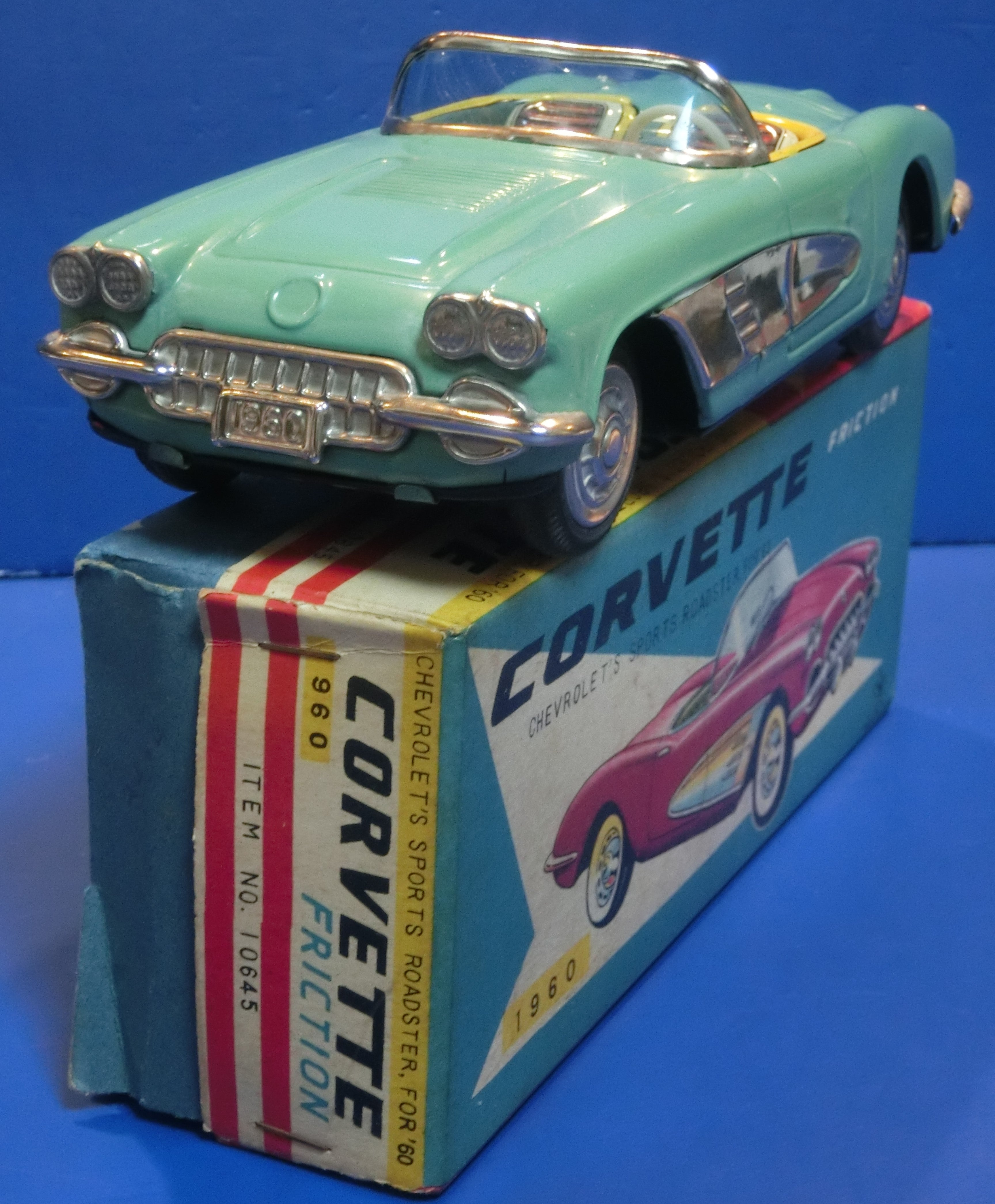 ☆1958年米澤玩具シボレーコルベットC1 大小2種他 ～ ブリキ自動車 