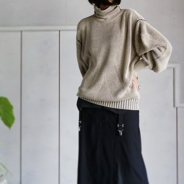AKIKO AOKI Dual face knit | BELA VISTA1989
