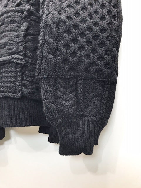 stein -OVERSIZED INTERLACED CABLE KNIT LS- | 妄想 Laid back