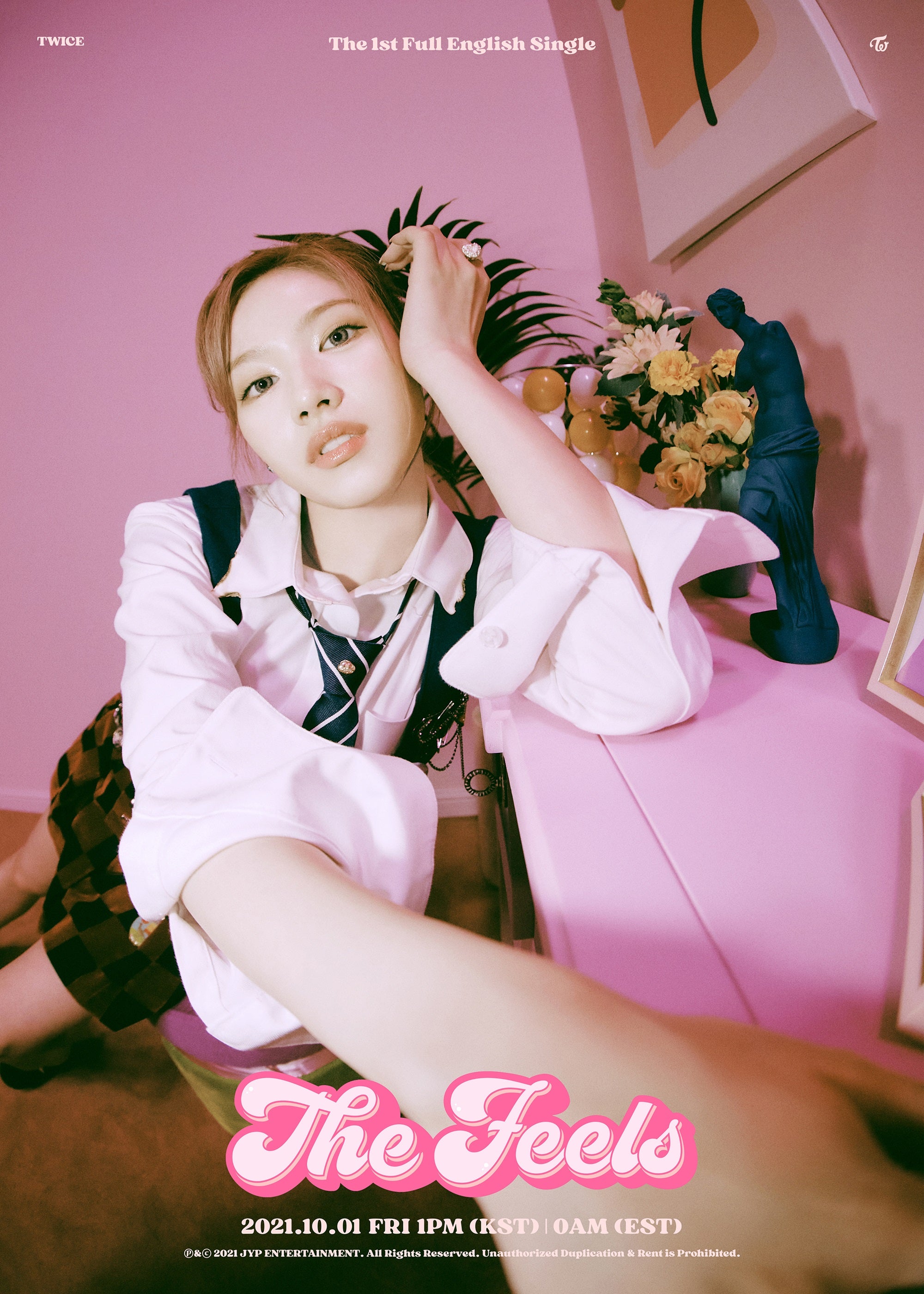 210925 TWICE サナ 1st英語シングル『The Feels』コンセプト写真【画像