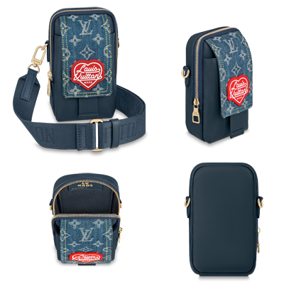 Louis Vuitton Flap Double Phone Pouch (M81060)
