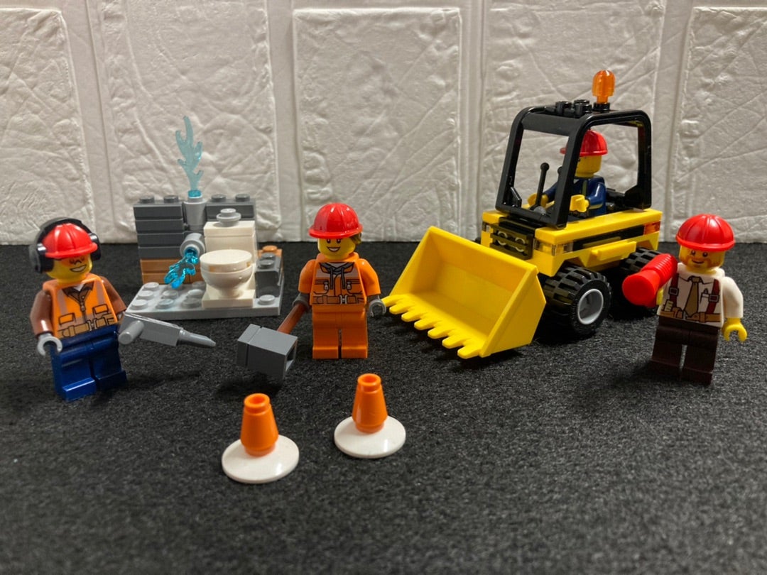 レゴ(LEGO)シティ 60072 解体工事スタートセットを作ってみました