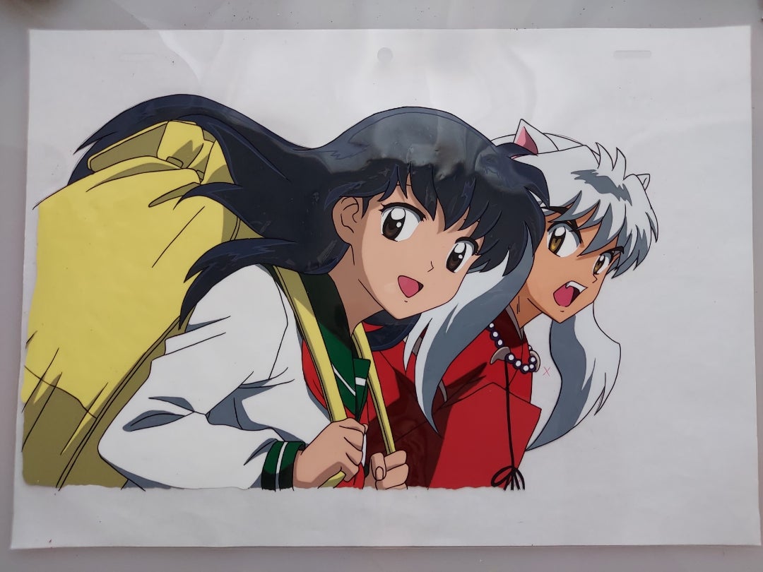 犬夜叉 セル画 かごめ (☆犬夜叉 オリジナル背景つきセル画 犬夜叉 セル画 かごめ (☆犬夜叉 オリジナル背景つきセル画