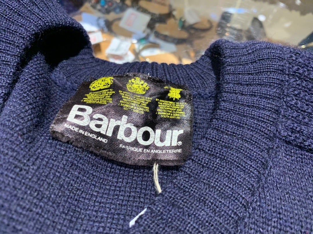 USED Barbour V Neck Wool Knit | 『OUTSIDE』@KAWASAKI