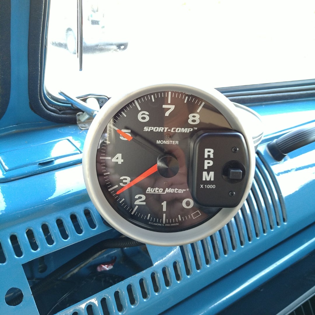 Auto Meter 3699 Sport-Comp II 5 10000 RPM Shift-Lite Tachometer 
