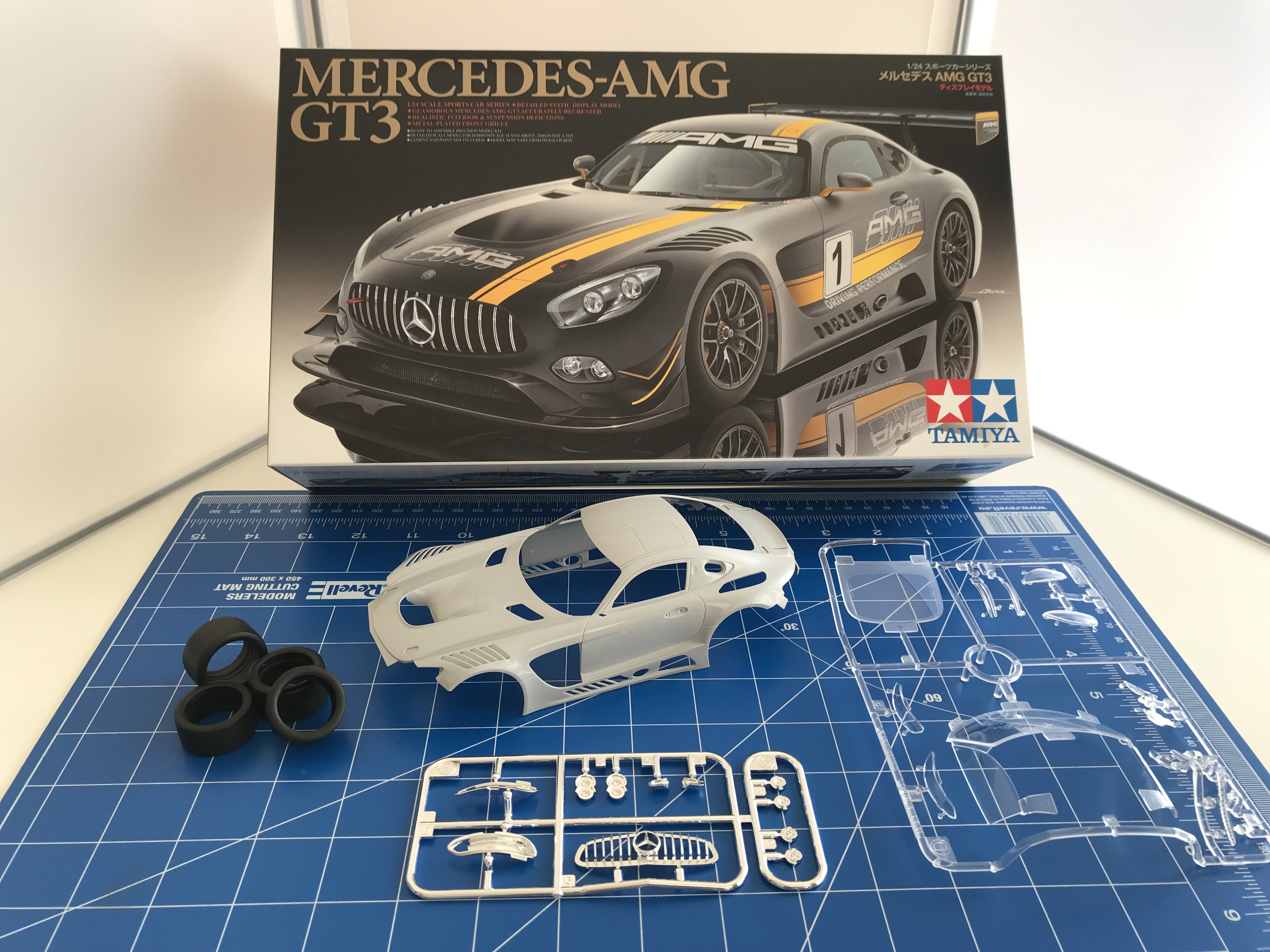メルセデス AMG GT3 (タミヤ 1/24) | プラモデルとジオラマを作ります。