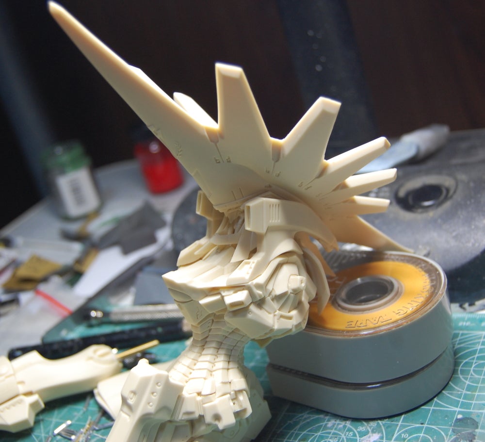 ボークス HSGK 1/100 ナイト・オブ・ゴールド A-T 製作開始
