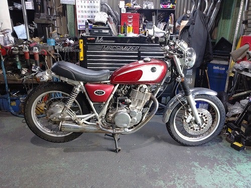 Sr400 ループ バイク ループフレーム sr400 ボルトオン ループフレーム