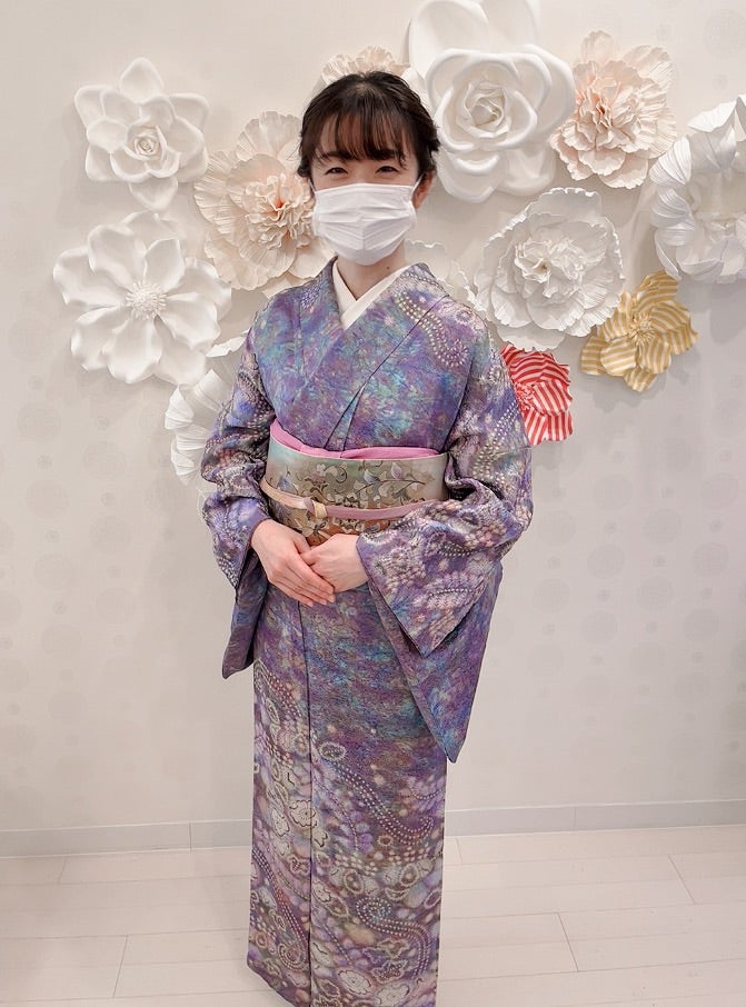 辻が花の訪問着でご結婚式ご参列 | 秋葉原/ヘアメイク着付け 辻が花の訪問着でご結婚式ご参列 | 秋葉原/ヘアメイク着付け