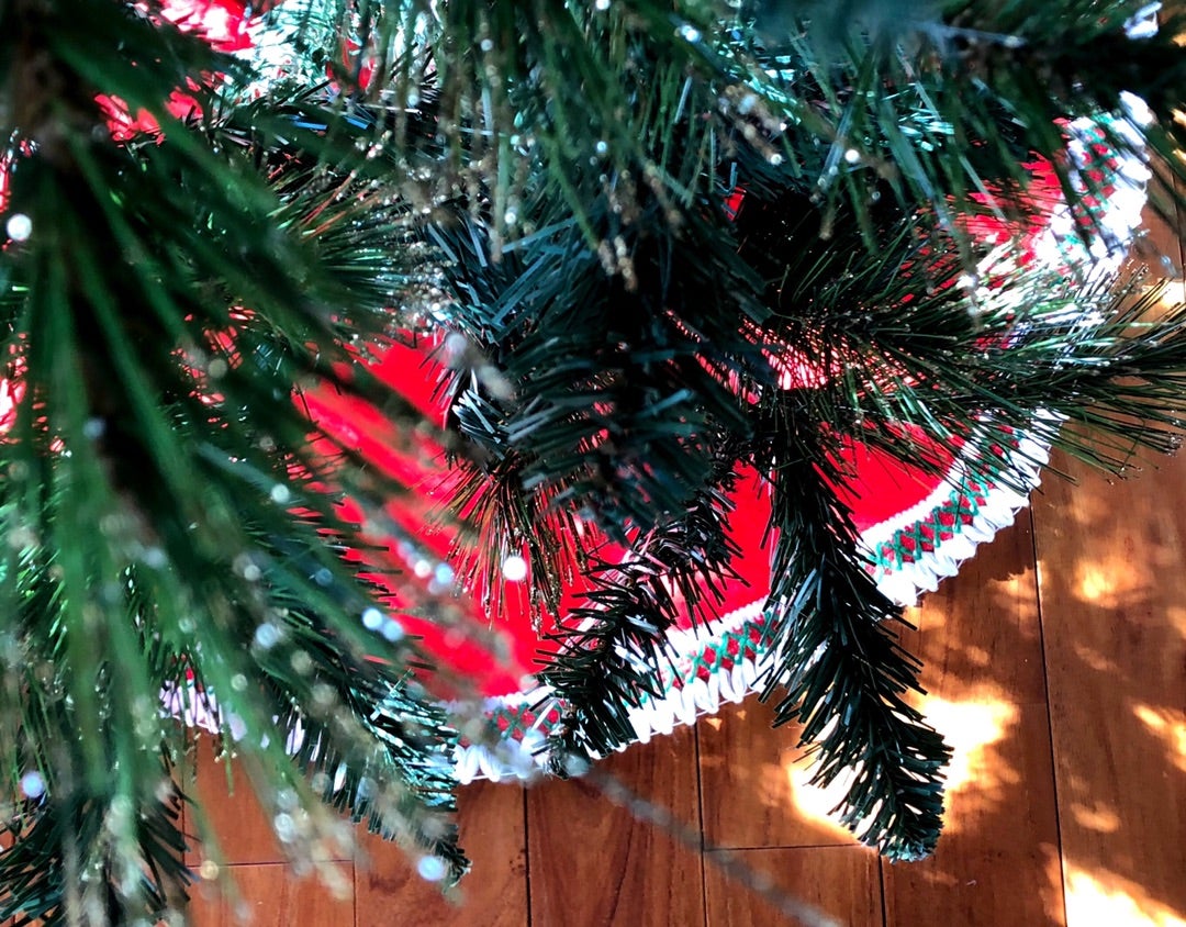 クリスマス・ツリーとツリー・スカート | 美味しいもの大好き うに子の家と旅とグルメ