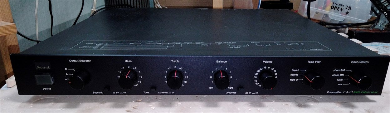 1)SANSUI プリアンプ CA-F1 | いたずラッコのブログ 1)SANSUI プリアンプ CA-F1 | いたずラッコのブログ