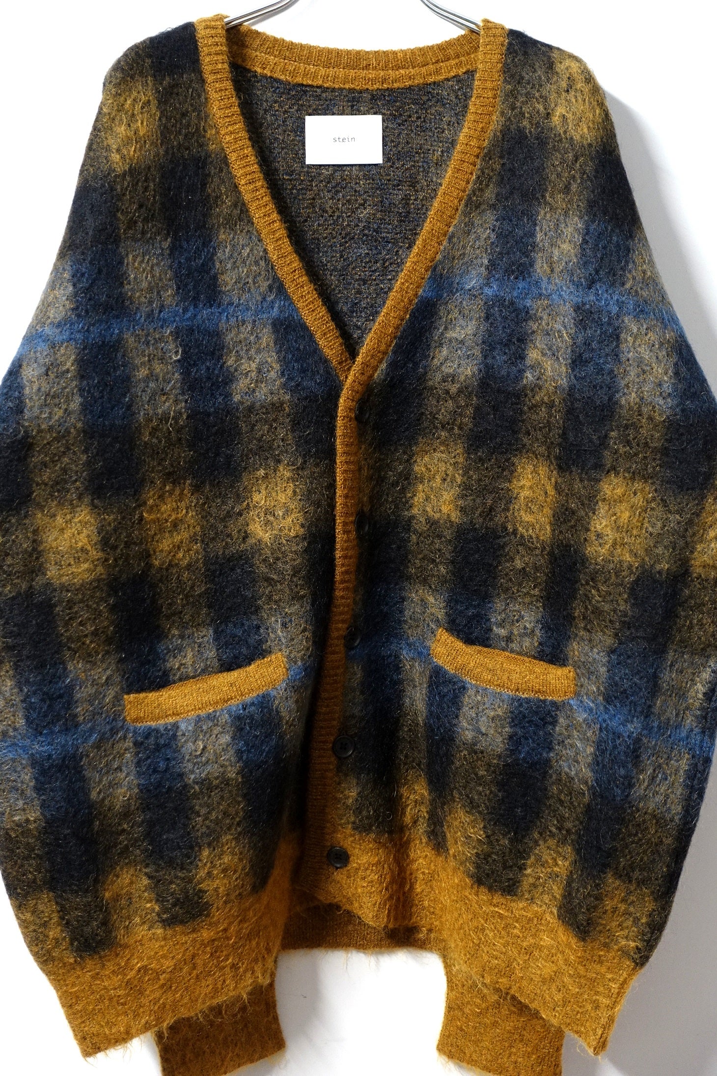 stein(シュタイン)/KID MOHAIR CARDIGAN/Check 通販 取り扱い-CONCRETE