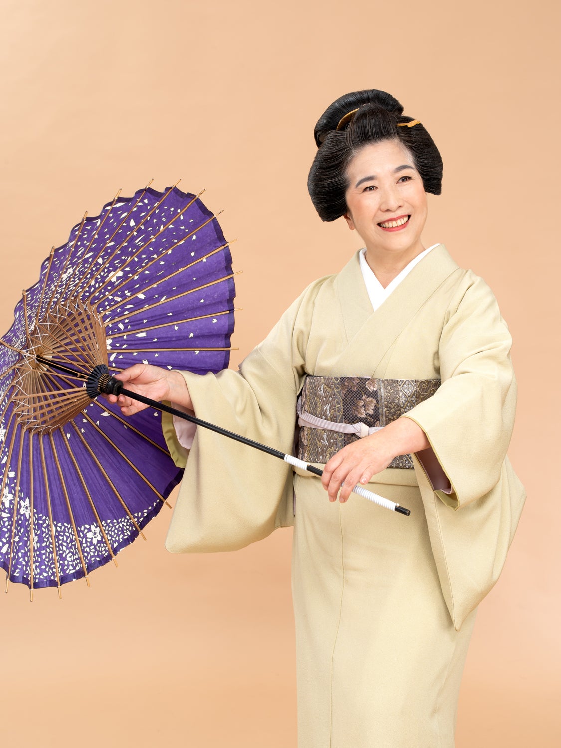 ふるさと割 丸髷 カツラ 舞台 イベント コスプレ 時代劇 日本髪 宴会