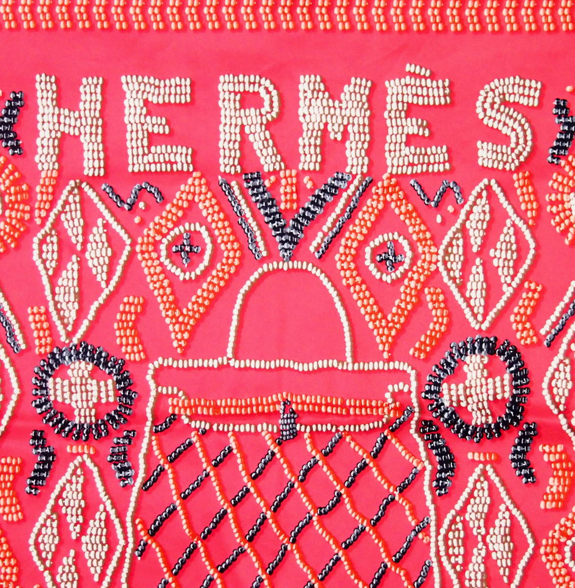 HERMES エルメス スカーフ カレ KELLY EN PERLES   Kio Vintage