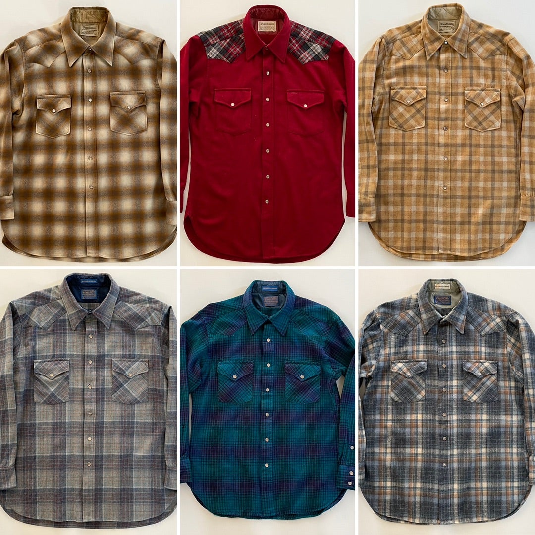 70-80年代PENDLETON(ペンドルトン)「ウエスタンシャツ」MADE IN USA 
