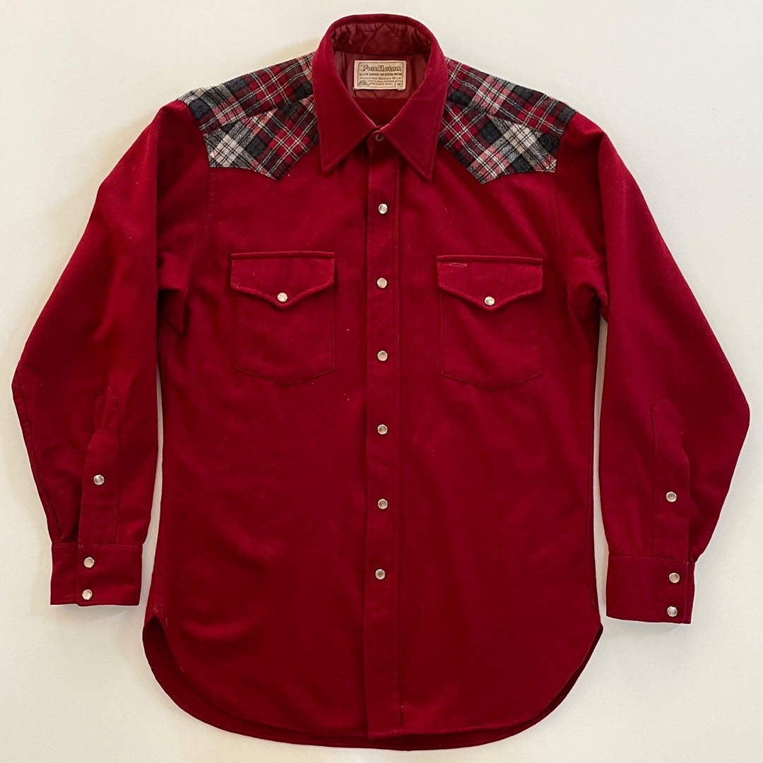 70-80年代PENDLETON(ペンドルトン)「ウエスタンシャツ」MADE IN USA 