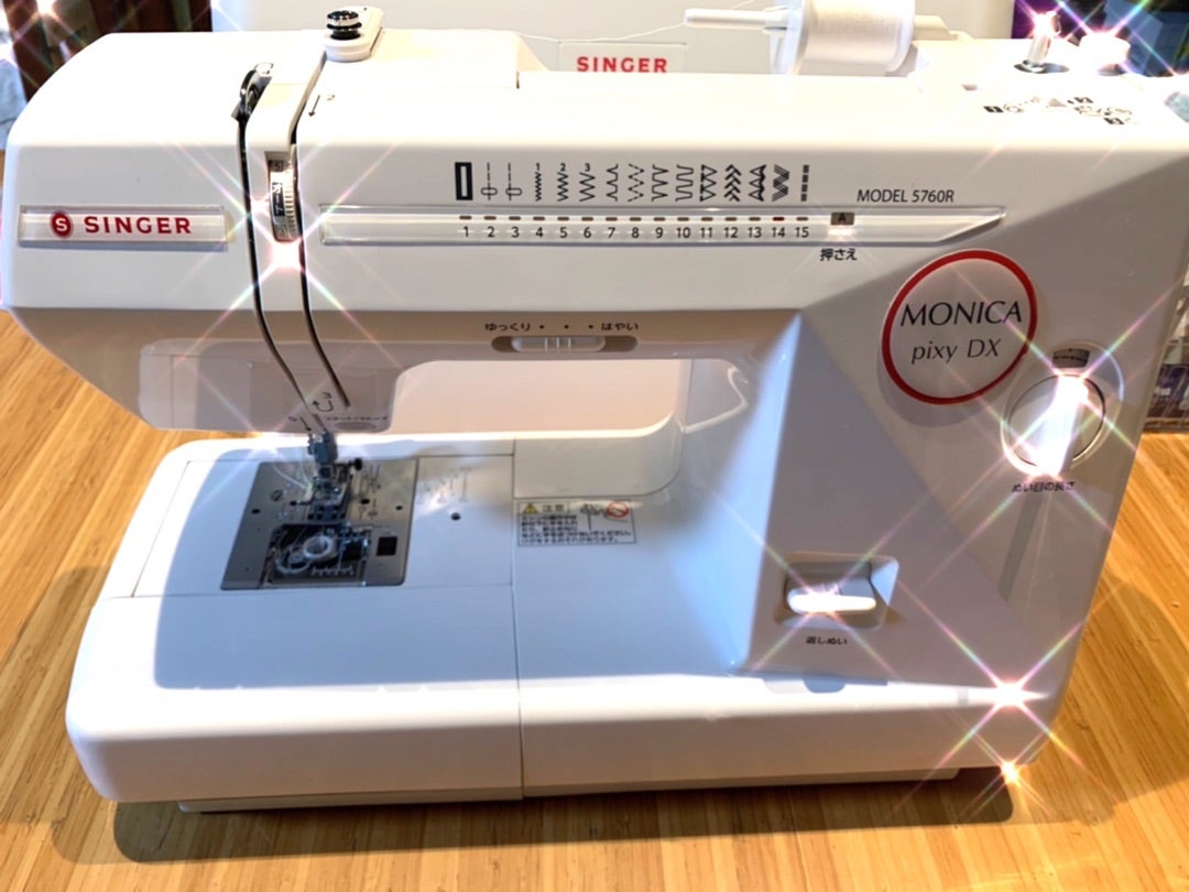 正規品直輸入】 シンガー電子ミシン モニカピクシーDX5760R レッド