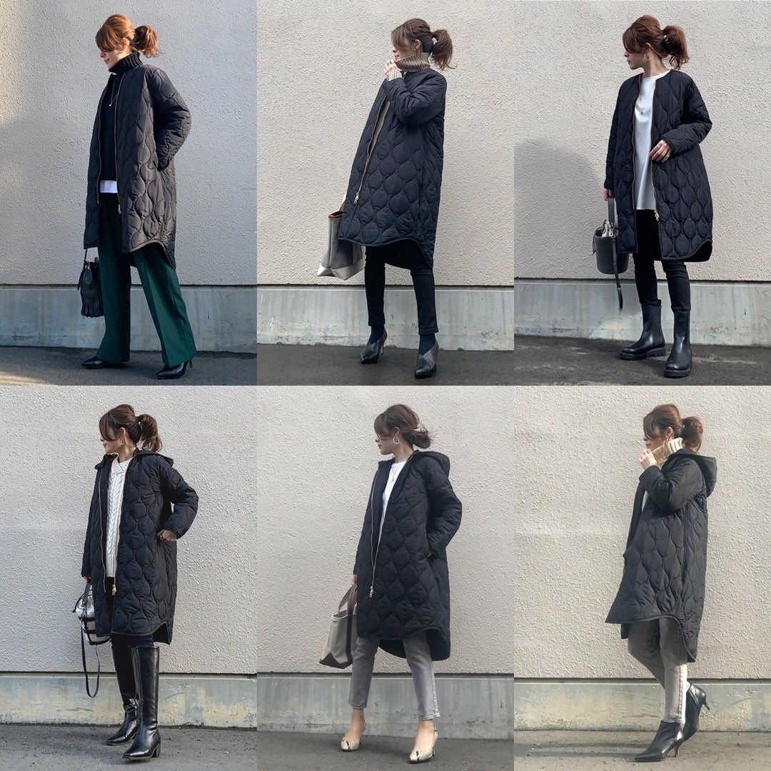 3way』キルティングコートが使いやすい／気になるポテチ♡ | nakkoo 