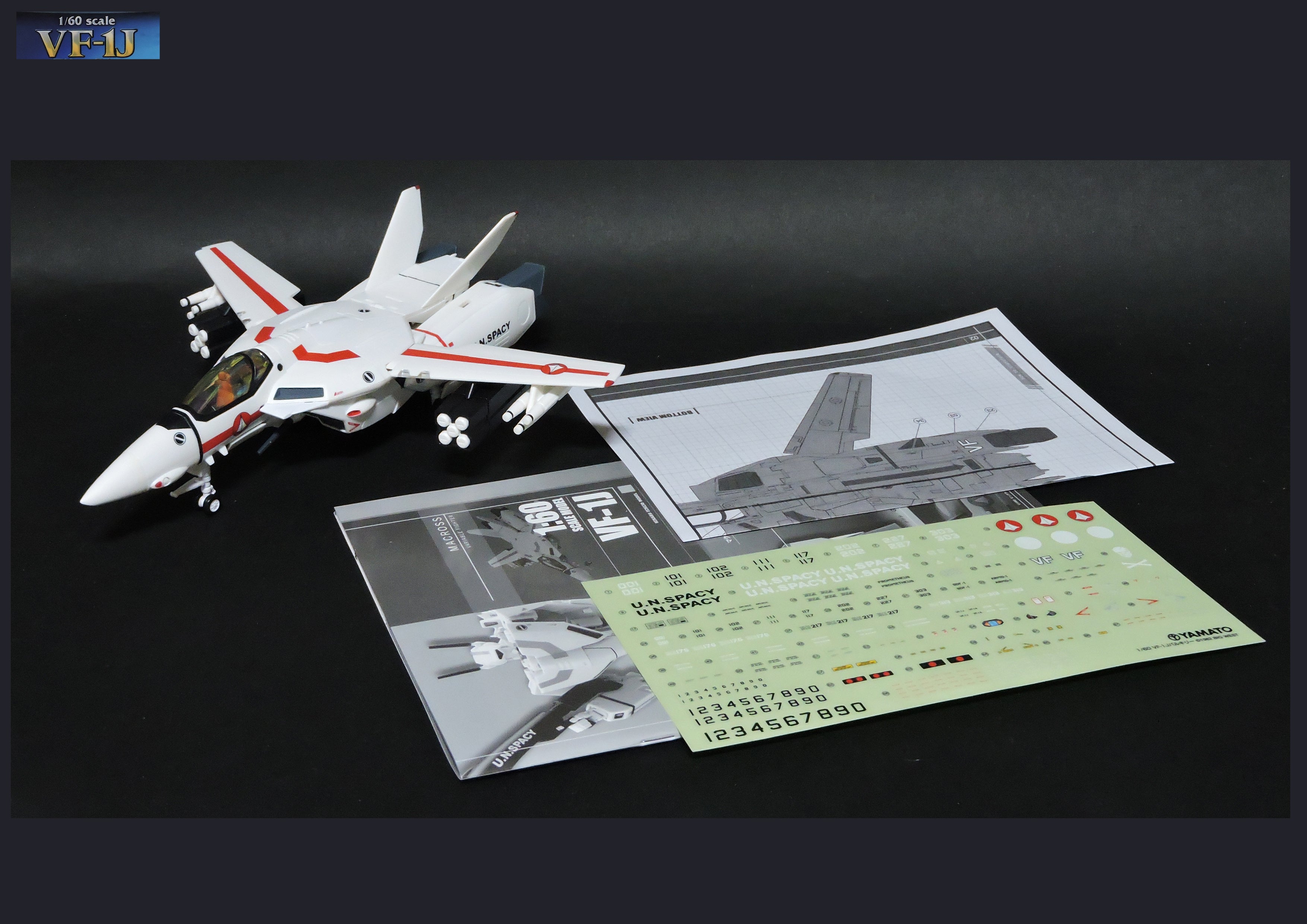 YAMATO1/60完全変形VF-1J一条 輝機 超時空要塞マクロス YAMATO1/60完全変形VF-1J一条 輝機 超時空要塞マクロス