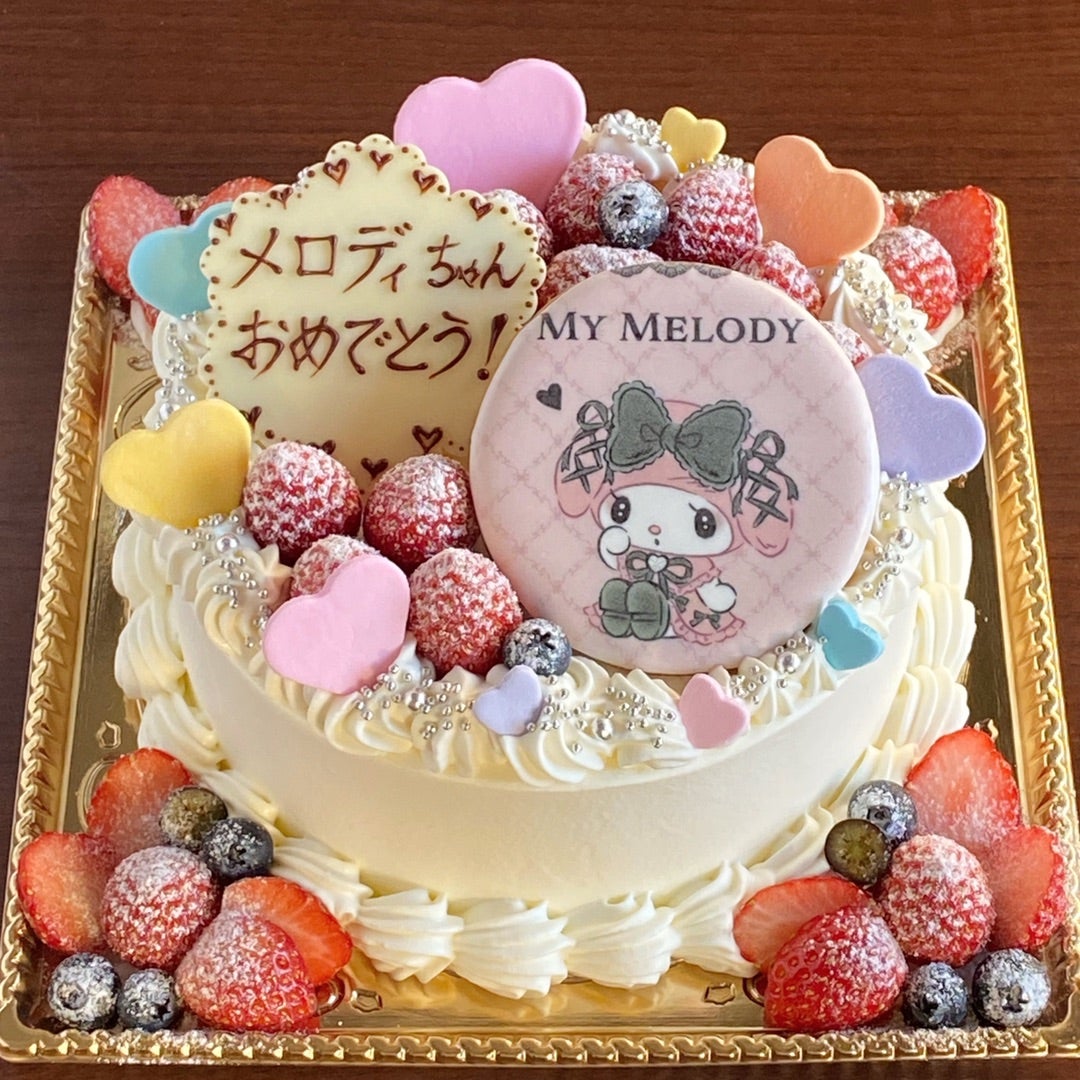 マイメロディ45th　ピアノちゃん　いちごのケーキシリーズ　プレート　お皿　レア