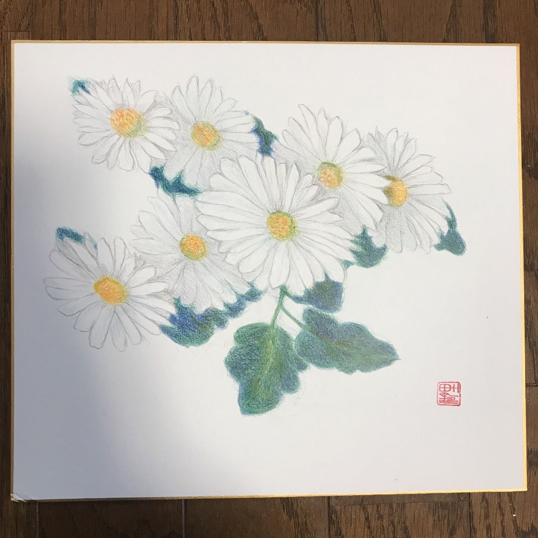 ☆F36☆新井リコ Arai Riko 水彩画 「秋」額入り | アートギャラリー 