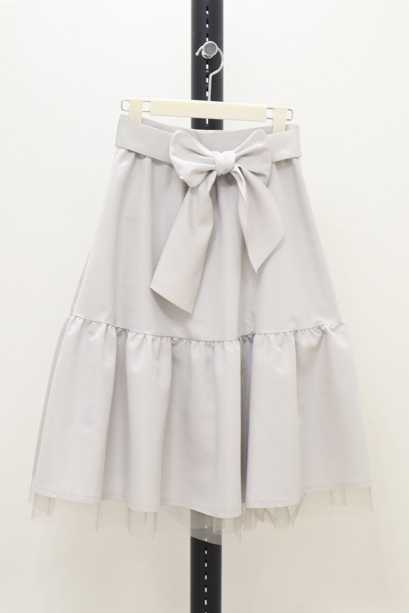 完売:M'S GRACY☆2022SS♡【カタログ掲載】リボンベルトのティアードスカート | boutique CalenDarのブログ☆ ブティックカレンダー