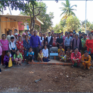カンボジア井戸建設支援報告（サンタイッカ村町役場)の画像