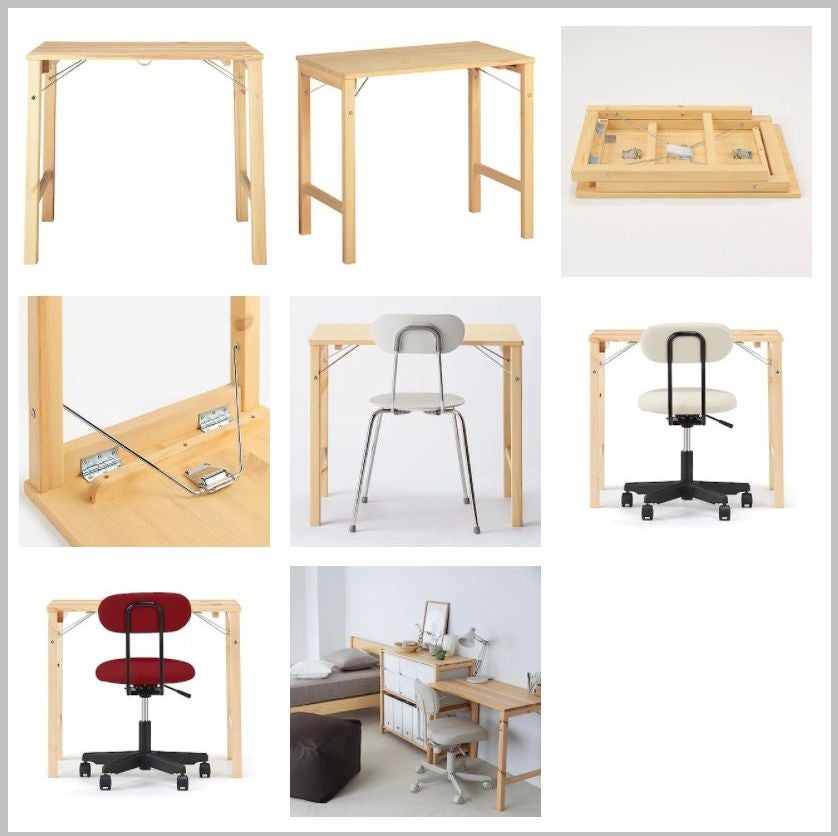 無印良品 パイン材テーブル・折りたたみ式 売約済み】無印良品 MUJI 