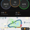 大阪ハーフ1週間前の10kmペース走 PB更新