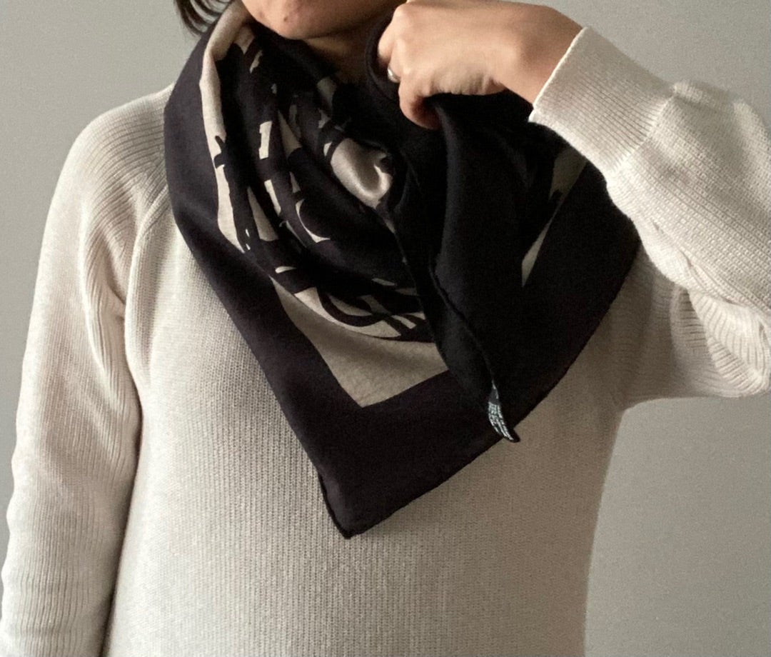 カシシルの巻き方おすすめ4選（Hermès） | 今日もスカーフの事ばかり