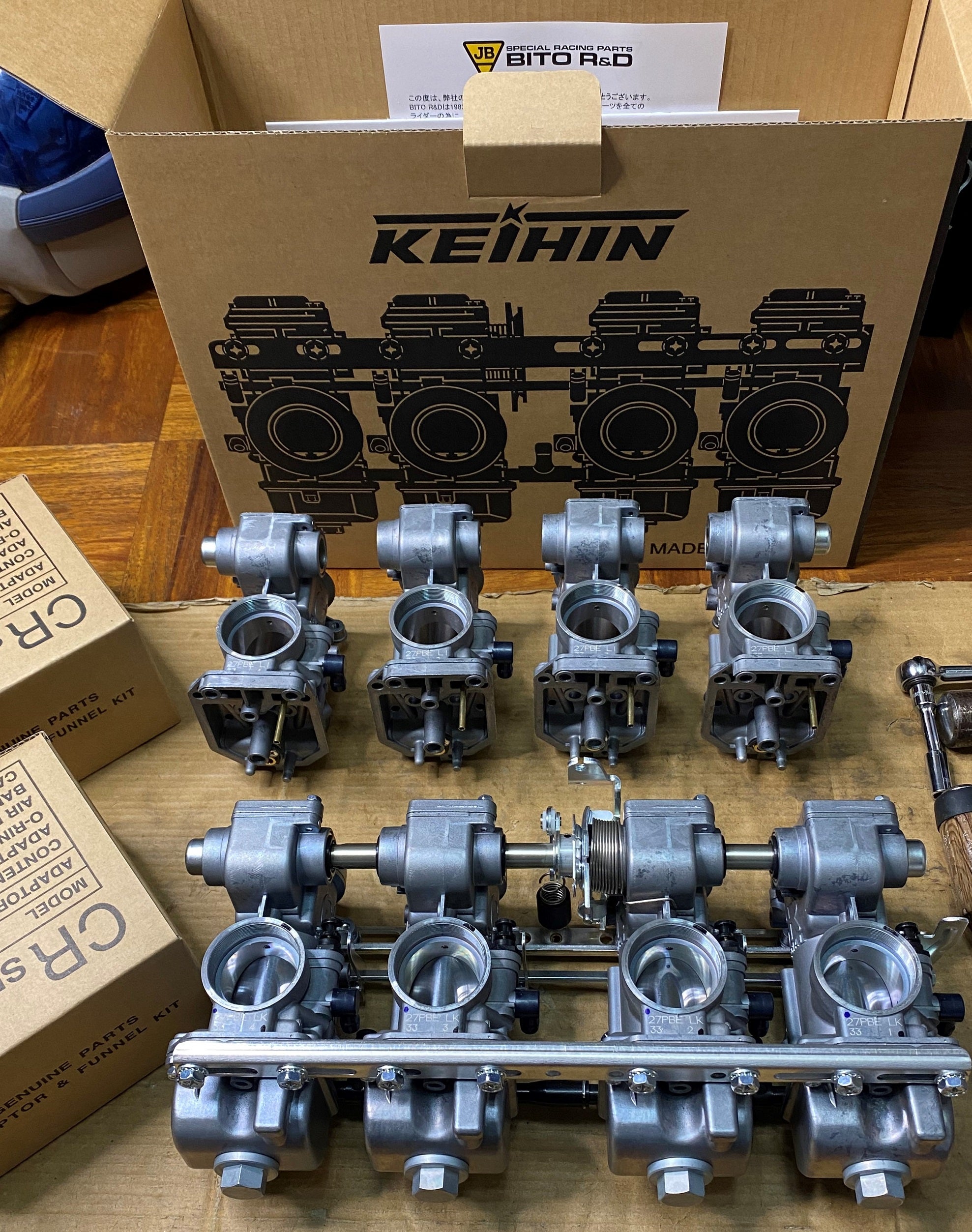 ナチュラ KEIHIN キャブレター FCR 37 ファンネルカスタム | www