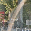 光の柱　【矢奈比賣神社】の画像